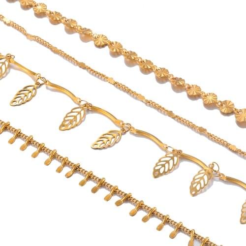 Popular Fashion Stainless Steel Necklace Various Types Of Men And Women Jewelry