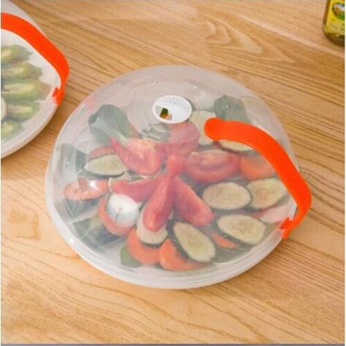 Transparent Microwave Cover With Rotatable Vent And Anti-scalding Handle High Temperature Resistance Kitchen Tool