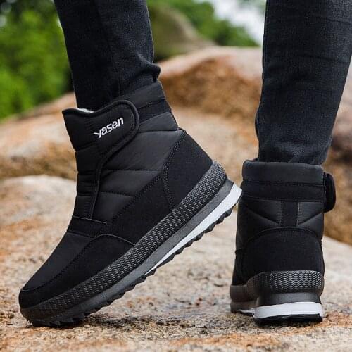 SENBAO Mens Winter Boots