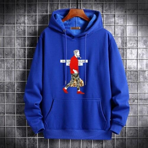 Anime Hoodie Men Clothes Sweatshirts Maneskin Manga Hip Hop Clothes Gothic Crewneck Oversized Plush Vintage Tracksuit Pullovers