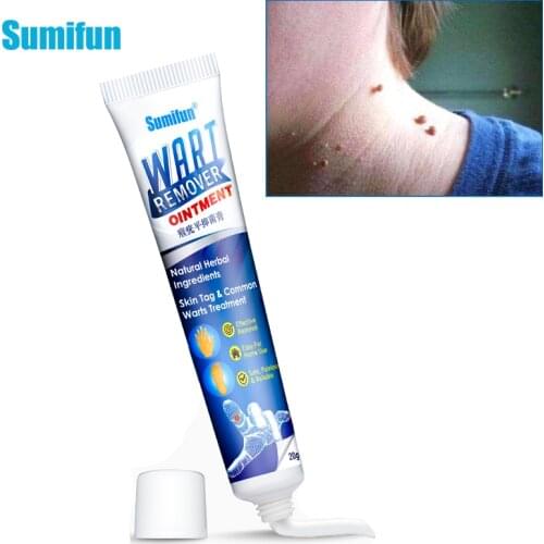 Sumifun 1Pcs Warts Remover Ointment Wart Treatment Cream Skin Tag Remover Herbal Extract Foot Corn Antibacterial Warts Ointment