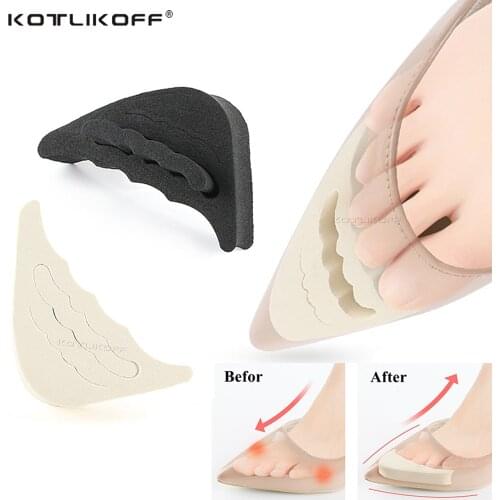 Anti-Pain Cushion Forefoot Insert Half Yards Shoes Pad Top Plug Shoe Cushion Adjust Size Toe Cap Inserts Toe Shoes Accessories