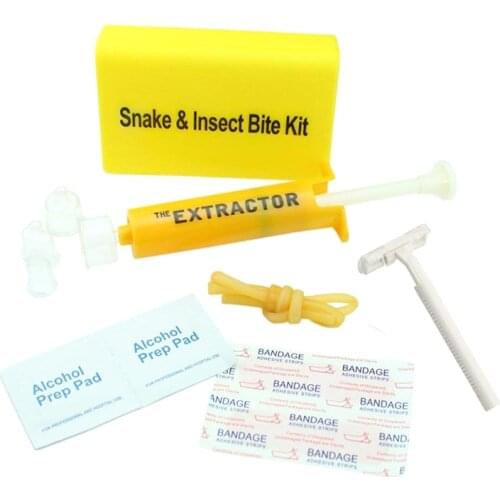 1 set Camping Survivor Venom Extractor Suction Pump Kit Safe Bite Sting First Aid Kit Safety Venom Protector Snake bees Bite