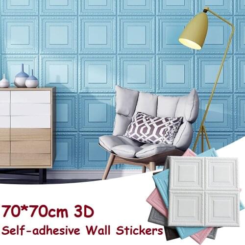 3D Self Adhesive Foam Wall Sticker Soft Imitation Brick Bedroom Decoration Waterproof Wallpaper for Kitchen TV Living Room