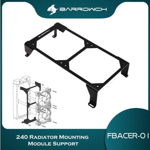 Barrowch Mobula 240 Radiator Mounting Module Support For Modular Panel Case Aluminum Alloy Extremely Hard And Durable FBACER-01