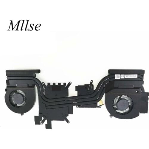 Free Shipping Brand Laptop CPU/Graphics Cooling Heatsink Fan For Dell 15 R4 DDR51-1060 GTX1060M 0Y99WC Y99WC