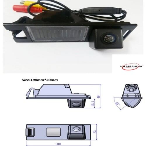 For H/yundai 2013 IX35 CCD HD Auto parking System Car parking backup camera night vision waterproof Car reverse Rear View Camera