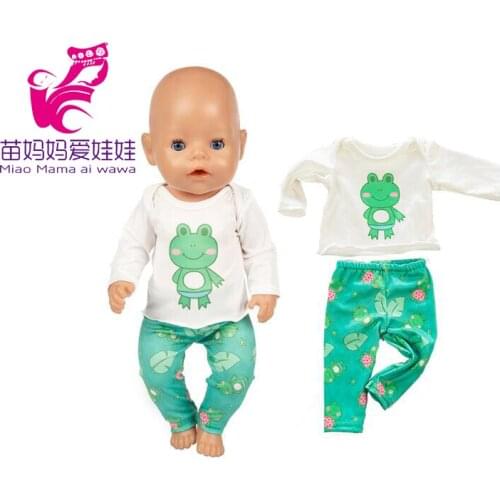 Quality Doll Coat for 43 Baby Doll Clothes Fur Cartoon Animal Jumpsui Set for 17 Inch Doll Clothes