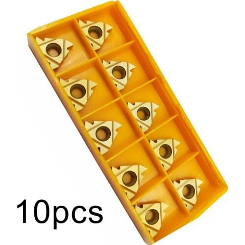 10 PCS MMT16ER AG60 US735 Carbide Inserts Threading Inserts Tool Kit New
