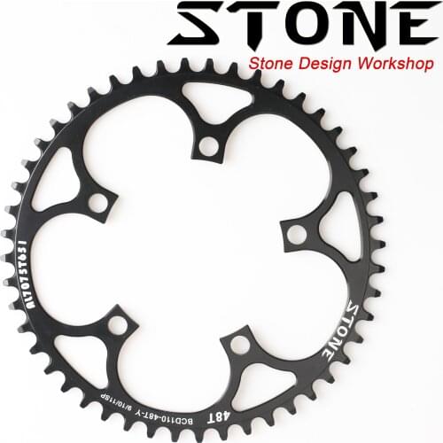 Lightweigh Circle Chainring BCD110 Narrow Wide 1x System 5 bolts For Road Folding Bike Force Red S-900 Rotor QUARQ 110BCD Crank
