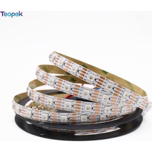 WS2815 DC12V (WS2813 update) RGB LED Pixels Strip Light Tape Individually Addressable LED Dual-Signal 1m/5m 30/60/144 Pixels/m
