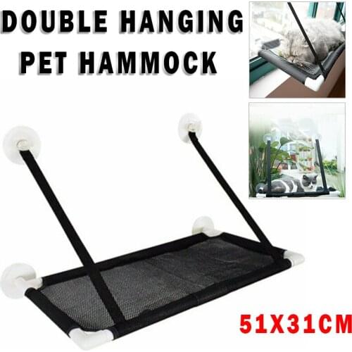 Pet Cat Window Hammock Perch Bed Hold Up To 20lbs Suction Cup Mounted Seat Hanging Bed Mat Cat Supplies Hammock