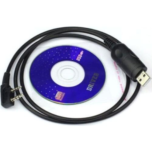 USB Programming Cable For Baofeng UV-5R 666S 777S 888S UV-B5 UV-B6 Radio with Program Software CD Walkie Talkie Accessories LN