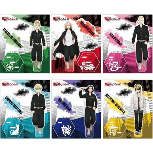 Japan Anime Tokyo Revengers Sano Manjiro Hanagaki Takemichi Acrylic Stand Figure Model Plate Desktop Toy Decor Cosplay