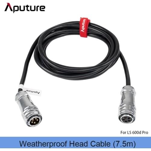 Aputure 5-Pin Weatherproof Head Cable 7.5m for LS 600d Pro led light