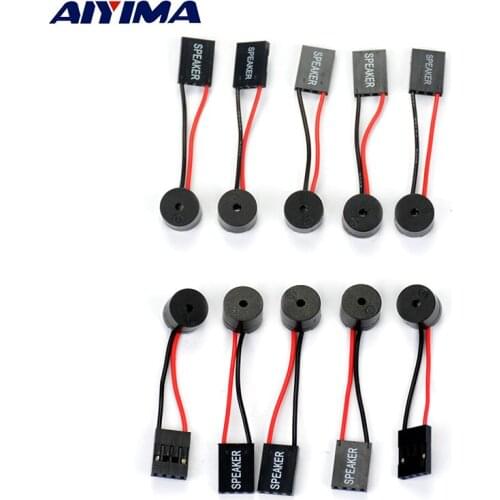 AIYIMA 10pcs New Motherboard PC Interanal BIOS Mini Onboard Case Alarm Buzzer Speaker