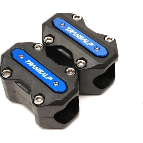 Motorcycle Engine Protection Guard Bumper Decorative Block For Honda TRANSALP 600 650 700 XLV 600 650 700