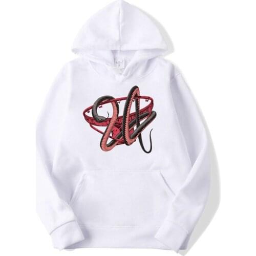 Justin Bieber Off-White Sweatshirt Men Moleton Masculino Stranger Things Hoodie 2019 New Anime Fleece Long Sleeve Hoodie