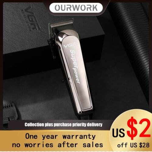 Electric Hair Clipper With Limit Comb Home Self-Styling Carving Shaving Head LED Display Strong Power