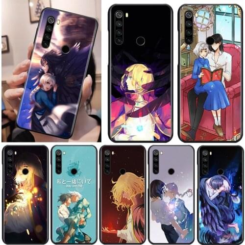 Howls Howls Moving Castle Black Cover For Xiaomi Redmi Note 9 9S 8T 8 7 6 5A 5 4X 4 Pro Max Soft Phone Case
