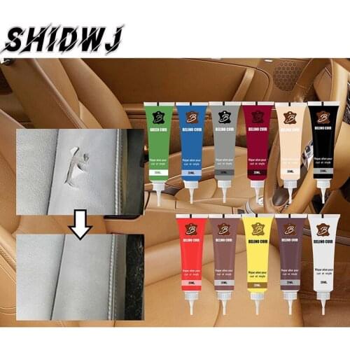 Hot Sale Leather Repair Gel Auto Car Seat Home Leather Complementary Color Repair Refurbishing Cream Paste Leather Cleaner
