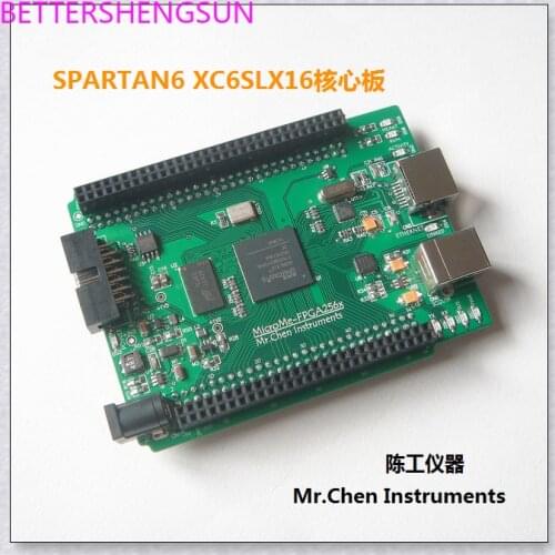 XC6SLX16 fpga development board XILINX (232, Ethernet) can be equipped with adc data acquisition module