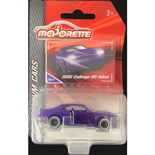 Majorette car 1/64 Dodger The challenger SRT Two doors can open Collection of die-casting simulation alloy model car toys