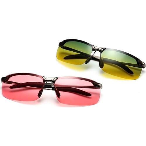 Aluminum Magnesium Polarized Sunglasses men uv400 high quality polaroid fishing sunglasses purple oculos de sol masculino 2020