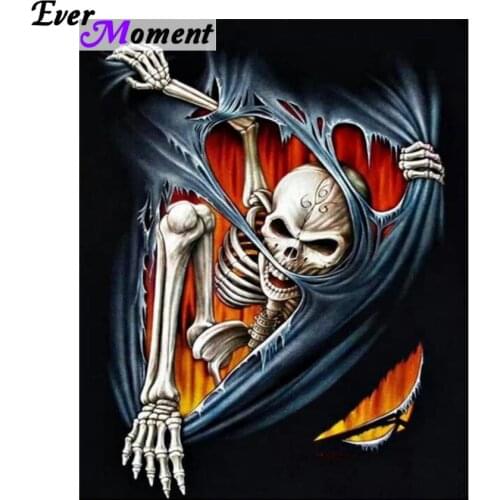 5d diamond painting kits Skull cross stitch crystal large diamond painting skull diamond emboridery mosaic picture decor ASF730