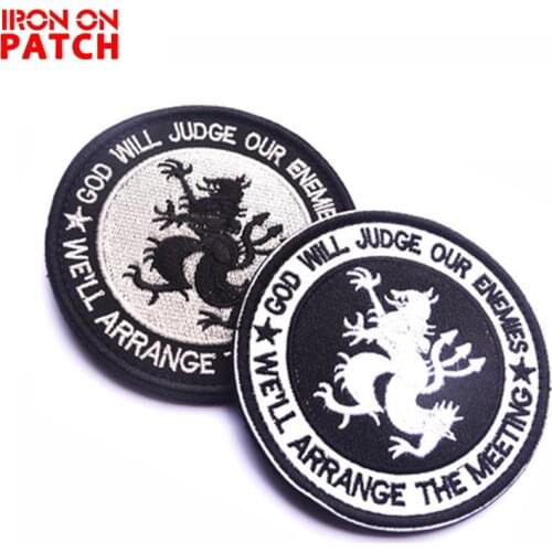 Navy Seals God Will Judge Our Enemy PATCH Usa Military Tactical Badge Hook & Loop Backpack Embroidered pride Patches