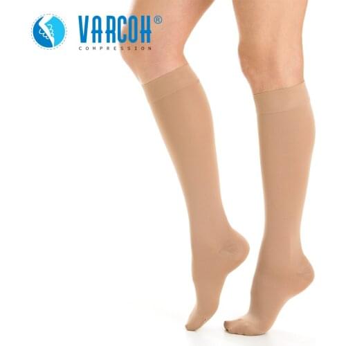 Opaque Compression Stockings,Firm Support 20-30 mmHg Gradient Socks, Best for Treatment Swelling,Varicose Veins,Edema, Pregnancy