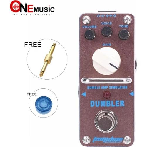 New AROMA ADR-3 DUMBLER Dumble Amp Sound (Overdrive) Mini Analogue Effect True Bypass+Free Connector