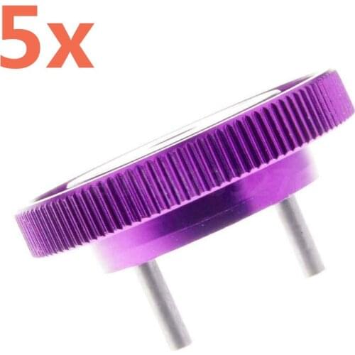 Wholesale 5Pcs/Lot HSP 102006 02068 Aluminum Lightweight Flywheel Purple for RC 1/10 4WD Car Upgrade Parts On Road 94102 SONIC