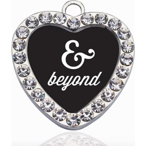 And Beyond Circle Charm Charms Pendant for DIY Necklace Bracelet Jewelry Making Handmade Accessories