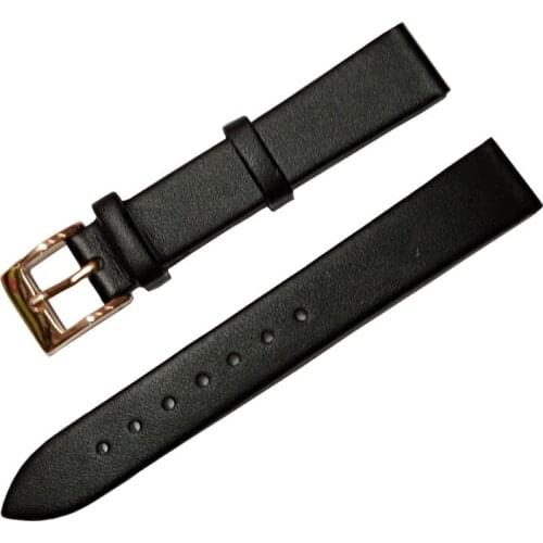 Tuo niao wangcz K0401P Genuine Leather 16 Mm Needle with Table Rose Gold Button K1201W Genuine Leather Strap 12 Mm