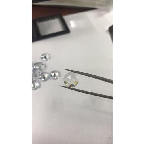 Rose Diamond Cut Loose Cubic Zirconia Gemstone Faceted Cabochon Free Fire Diamond 모이사나이트 Arcos Y Flechas