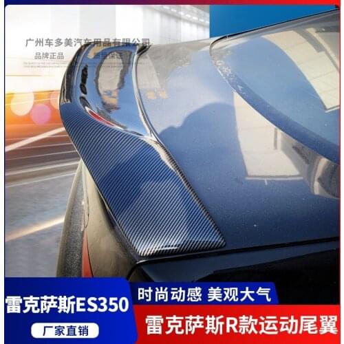 For LEXUS ES250 high quality Carbon Fiber rear boot Wing Spoiler Rear Roof Spoiler Wing Trunk Lip Boot Cover