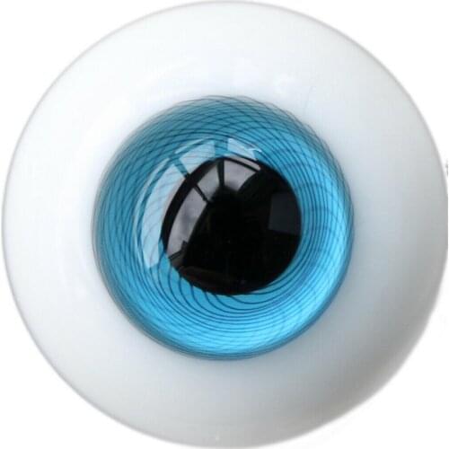[wamami] 6mm 8mm 10mm 12mm 14mm 16mm 18mm 20mm 22mm 24mm Blue Glass Eyes Eyeball BJD Doll Dollfie Reborn Making Crafts