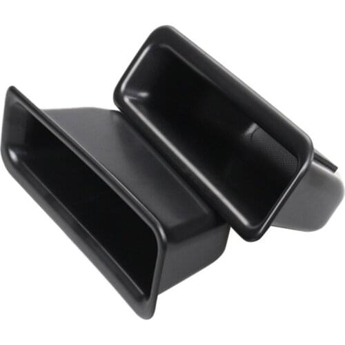 2Pcs/Set Car Black Rear Armrest Door Storage Box Holder Fit Ford Explorer 2015 2014 2013 2012 2011