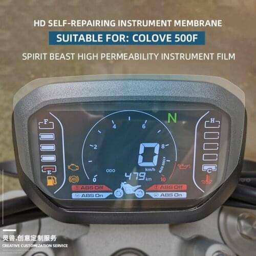 SPIRIT BEAST Motorcycle Speedometer Scratch Protection Film For COLOVE 500F Screen Protector Film Instrument Film Accessories