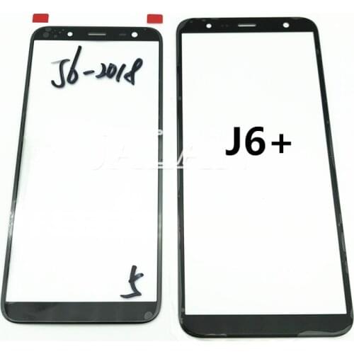 5pcs For Samsung J6+ glass panel with OCA