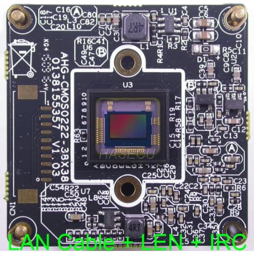 AHD-H , AHD-M , CVBS 1/2.9" IMX322 CMOS sensor Nextchip NVP2441 CCTV board camera module PCB board OSD cable CS 3MP LEN IRC