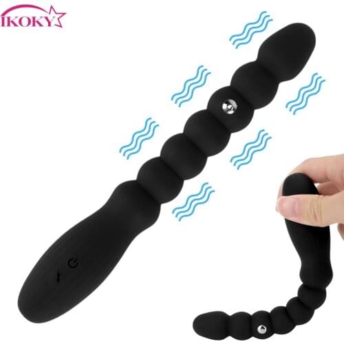 Anal Plug Vibrator Electric Shock 10 Frequency Prostate Stimulator Sex Toys for Men Gay Anal Bead Butt Plug Anal Training