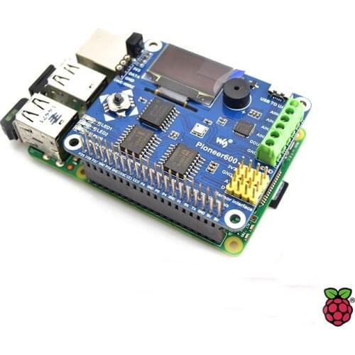 Free Shipping high quality only Raspberry Pi ensor Expansion board with AD DA RTC OLED for Raspberry Pi A+/B+/2B