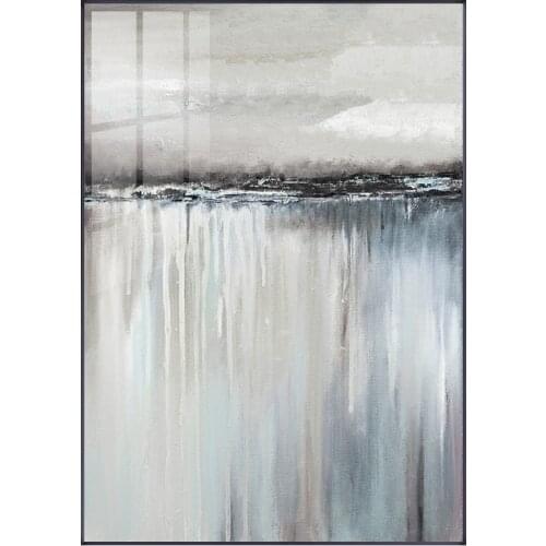 Great and White Landscape Large Abstract Poster Canvas Art Landscape Oil Painting Wall Pictures For Living Room Modern no frame
