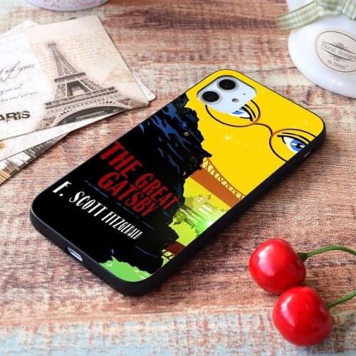 For iPhone Retro The Great Gatsby Travel Poster Soft TPU Border Apple iPhone Case