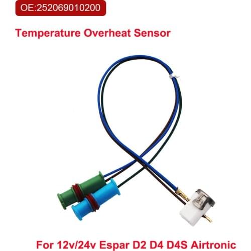 PT1000 Temperature Overheat Sensor 252069010200 For Espar Eberspacher 12v/24v Airtronic D2 D4 D4S Car Truck Diesel Heaters