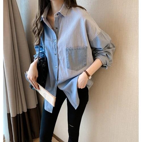 Женские джинсовые рубашки DUTRIEUX China At AliExpress