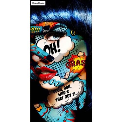 Cute girl mural 5D DIY diamond painting cross stitch needlework home decoration square/round mosaic diamond embroidery gifts