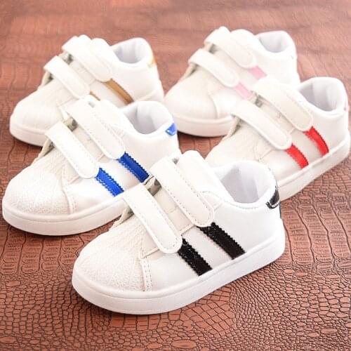 Autumn Kids Canvas Shoes Boys Girl Sneakers Baby Children Shoes Fashion White Flat Sport Breathable Toddler Casual Student Shoes